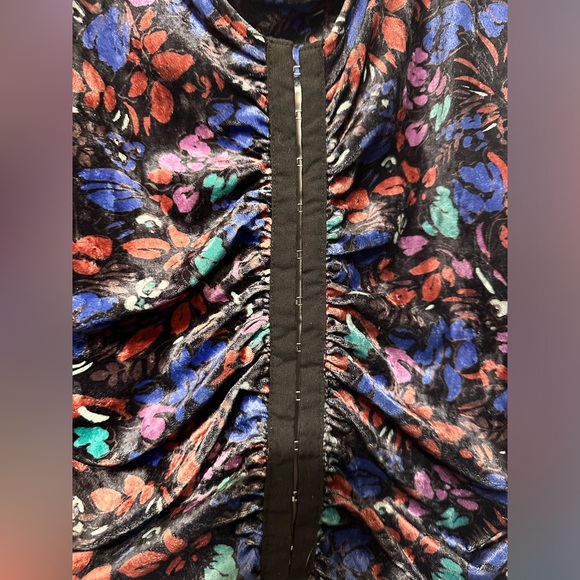 Free People velvet corset top black size L - Picture 2 of 6